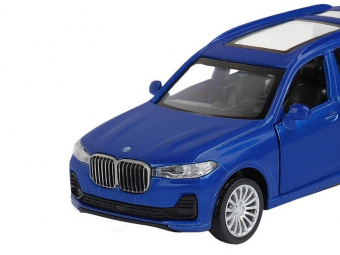 Машина АВТОПАНОРАМА BMW X7, синий, 1/44, инерция, в/к 17,5*12,5*6,5 см