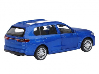 Машина АВТОПАНОРАМА BMW X7, синий, 1/44, инерция, в/к 17,5*12,5*6,5 см