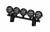 Комплект освещения передние светодиодные прожекторы на кузов для краулеров 1/10 (Black)
