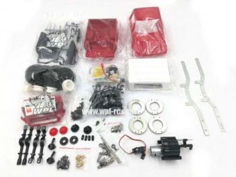 Радиоуправляемая машина WPL пикап Hilux (белый) 4WD 2.4G 1/16 KIT