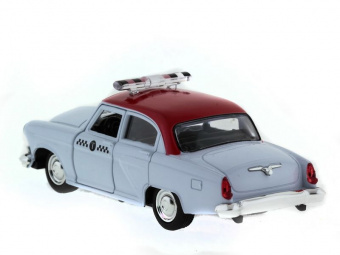 Машина ''АВТОПАНОРАМА'' инерц.ГАЗ-21 (такси) 1/43, в/к 14*7*5,5 см