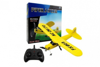 Радиоуправляемый самолет Piper J-3 (EPP) 2.4G Желтый