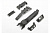Skidplate set, front (1)/ rear (1)/ transmission (1)/ steering servo guards (2) / steering servo cov