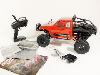 Р/У краулер Remo Hobby Trial Rigs Truck 4WD 2.4G 1/10 RTR (красный кузов) + NiMh и З/У