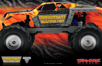 Радиоуправляемый автомобиль 1:10 MAXIMUM DESTRUCTION MONSTER JAM 1/10 XL-5 2WD Monster truck 27Mhz