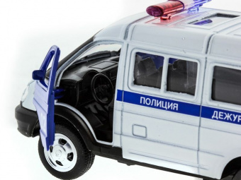 Машина ''АВТОПАНОРАМА'' инерц. ГАЗель (полиция) 1/50, в/к 14,5*8*5,5 см