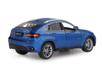 Машина ''АВТОПАНОРАМА'' BMW X6, синий, 1/26, звук, в/к 24,5*12,5*10,5 см