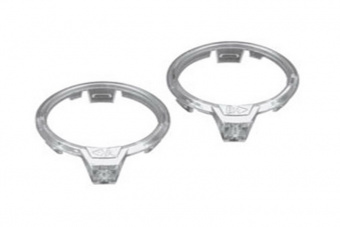 LED lens, motor, clear (left & right)