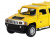 Машина ''АВТОПАНОРАМА'' Hummer H3, желтый, 1/43, инерция, в/к 17,5*12,5*6,5 см