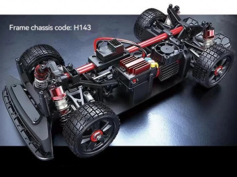 Радиоуправляемая машина для дрифта MJX Hyper Go 14302 Lancia Delta Brushless 4WD 2.4G LED 1/14 RTR