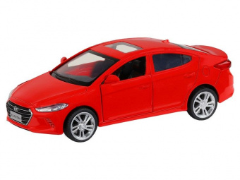 Машина ''АВТОПАНОРАМА'' HYUNDAI ELANTRA, красный, 1/40, инерция, в/к 17,5*12,5*6,5 см