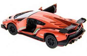 Машинка Kinsmart Lamborghini Veneno 1:36 (инерция) б/к