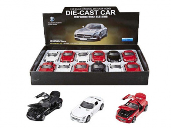 Машина MZ 1/32 Mercedes-Benz SLS инерция (1/12шт.) б/к