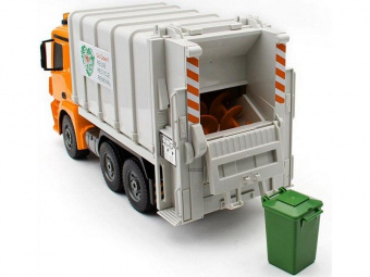 Радиоуправляемая машина мусоровоз Mercedes-Benz Actros масштаб 1:20