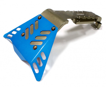 Billet Machined Rear Skid Plate for Traxxas 1/10 E-Revo, Revo 3.3, Summit