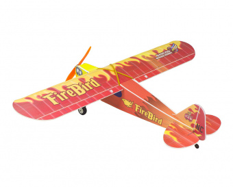 Самолет для сборки E31 600mm J3-Firebird+Motor+Servo+RX154E (DSXM/2&7A/2S)+2S 150mAh