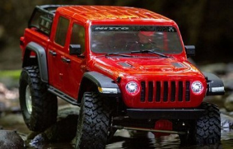 Модель для трофи Axial 1/10 SCX10 III Jeep JT Gladiator Rock Crawler with Portals RTR (красный)