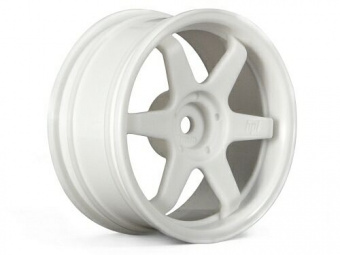 Диски туринг 1/10 - TE37 26MM WHITE (вынос 3MM) 2шт