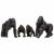 Набор фигурок животных MASAI MARA MM201-003 серии Мир диких животных: Семья горилл, 4 пр. Набор фигурок животных MASAI MARA MM201-003 серии Мир диких животных: Семья горилл, 4 пр.