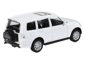 Машина ''АВТОПАНОРАМА'' Mitsubishi Pajero 4WD Tubro, белый, 1/43, инерция, в/к 17,5*12,5*6,5 см