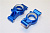 Крепления задней втулки Traxxas Blue Aluminium X-Maxx, 2 шт. TXM022N-B