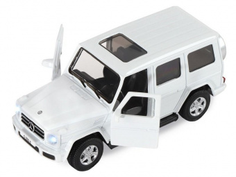 Машина ''АВТОПАНОРАМА'' Mercedes-Benz G350d, белый, 1/42, инерция, в/к 17,5*12,5*6,5 см