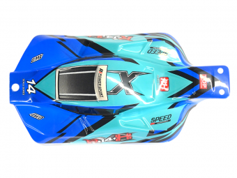 Синий кузов для багги Remo Hobby RH1451, RH1455, 1/14
