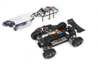 Радиоуправляемый монстр 1/18 Himoto Barren 4WD 2.4GHz RTR (влагозащищенный регулятор)