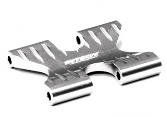 Крепление коробки передач (серебристое) HPI 1/12 Savage XS Flux