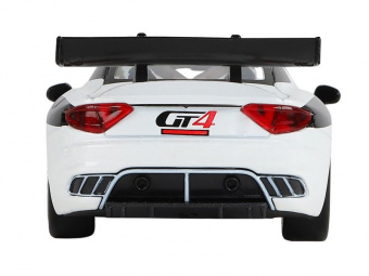 Машина ''АВТОПАНОРАМА'' Maserati Gran Turismo MC GT4, белый, 1/32, свет, звук, в/к 17,5*13,5*9 см
