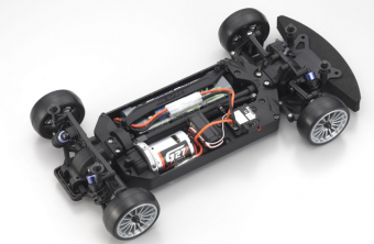 Радиоуправляемый автомобиль Kyosho 1:10 Put EP FAZER Mclaren F1 GTR Gulf 4WD 2.4 Ghz, электро, RTR