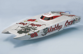 Радиоуправляемый катер Aquacraft Motley Crew FE Catamaran Brushless 2.4 Ghz, электро, RTR