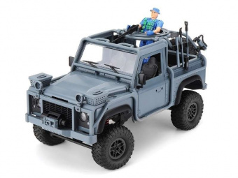 Радиоуправляемая машина MN MODEL английский пикап Defender (синий) 4WD 2.4G 1/12