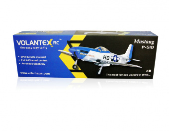 Радиоуправляемый самолет Volantex 768-1 Mustang PNP