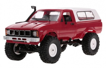 Пикап с кунгом 4x4 Pro (Красный) 1/16