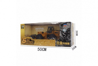 Радиоуправляемый бульдозер HUI NA TOYS масштаб 1:18 27Mhz