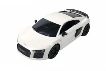 Машинка па пульте управления Audi R8 (1:24, свет фар) Белая