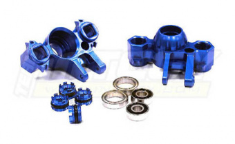 Кулаки поворотные (синий) для Traxxas 1/10 Revo 3.3 & E-Revo