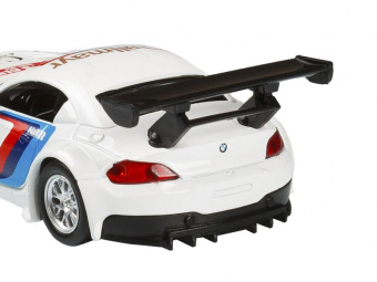 Машина АВТОПАНОРАМА BMW Z4 GT3, 1/38, белый, инерция, откр. двери, в/к 17,5*12,5*6,5 см