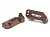 Кастер блоки (черный) 1/10 Rustler/Stampede 2WD/Slash 2WD