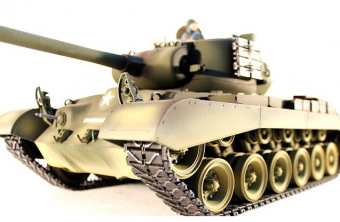 Радиоуправляемый танк Taigen 1:16 M26 Pershing Snow Leopard PRO 2.4 Ghz (пневмо)