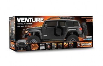 Радиоуправляемая модель для Трофи-Триала HPI Venture FJ Cruiser Matte Black 4WD RTR 1:10 влаг.