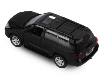 Машина ''АВТОПАНОРАМА'' Lexus LX570, черный, 1/43, инерция, в/к 17,5*12,5*6,5 см