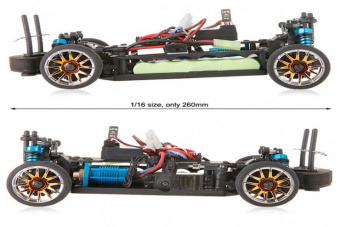 Радиоуправляемый автомобиль HSP Zillionaire PRO Racing Сar Li-Po 1:16 4WD