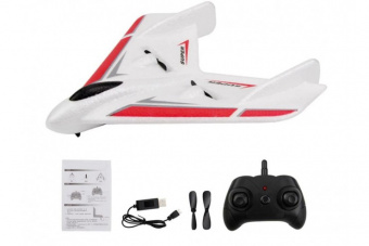 Радиоуправляемый самолет-крыло Fei Xiong Delta wing indoor aircraft - FX601 Красный