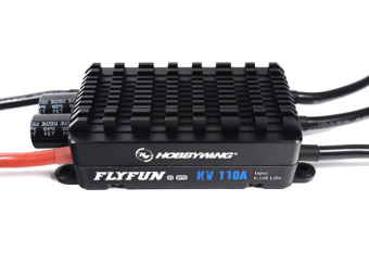 Бесколлекторный регулятор Hobbywing FLYFUN-110A-HV-OPTO-V5 (110A-140A, Aircraft)