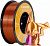 Филамент Kingroon PLA Dual Silk Golden-Purple 1.75mm 1KG