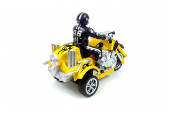Радиоуправляемый мотоцикл Moto Super Momentum (30 см, 1/10, свет фар) Желтый