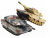 Р/У танк Huan Qi 1:36 Leopard 2A5, упревление через Bluetooth, для танкового боя