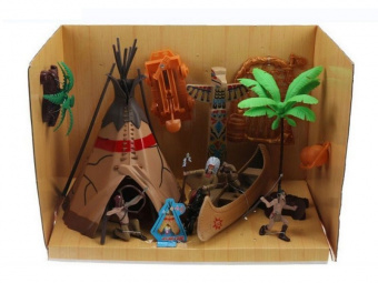 Игровой набор KEYLY TOYS 0805-1 Индейское племя
